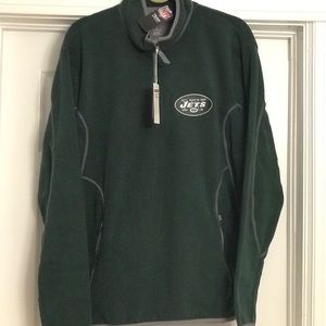ANTIGUA NFL NY JETS - Ice Polar Fleece 1/4 Zip Pullover